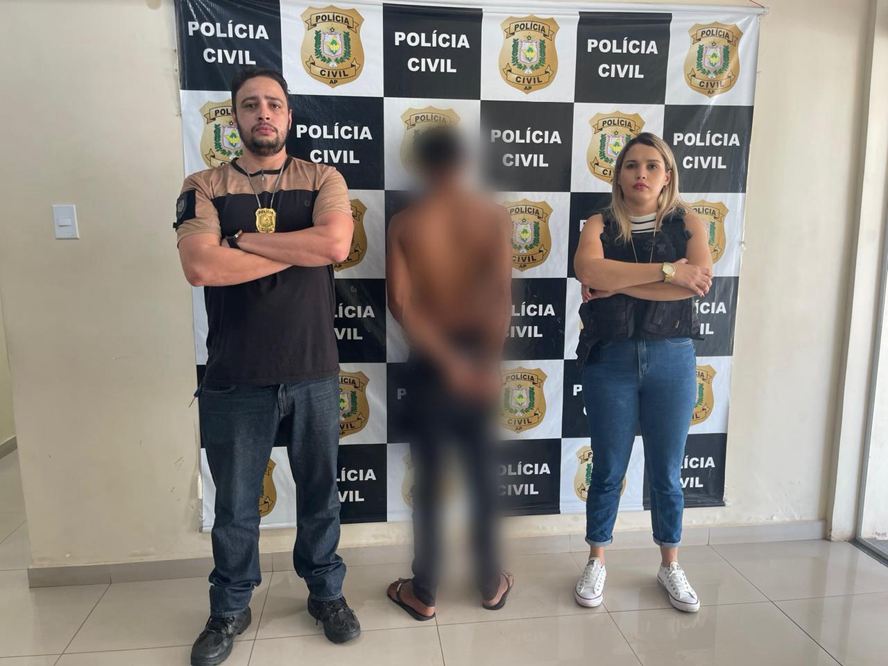 EM MACAPÁ, POLÍCIA CIVIL PRENDE INDIVÍDUO EM FLAGRANTE PELA PRÁTICA DOS CRIMES DE AMEAÇA E LESÃO CORPORAL NO CONTEXTO DE VIOLÊNCIA DOMÉSTICA